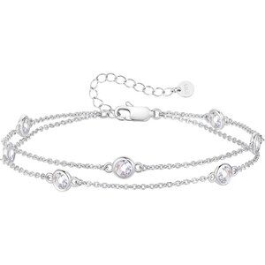 ✨ Louisa Secret Birthstone Bracelet Women Silver Sterling CharmChristmas Jewelry